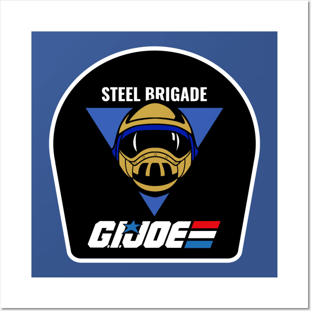 G.I. Joe Gold Head Steel Brigade (Double-Sided) Wall Art by Recondo76